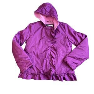 Athletech Girls Jacket with Hood Purple Light/Medium Warm Size XL (14-16)